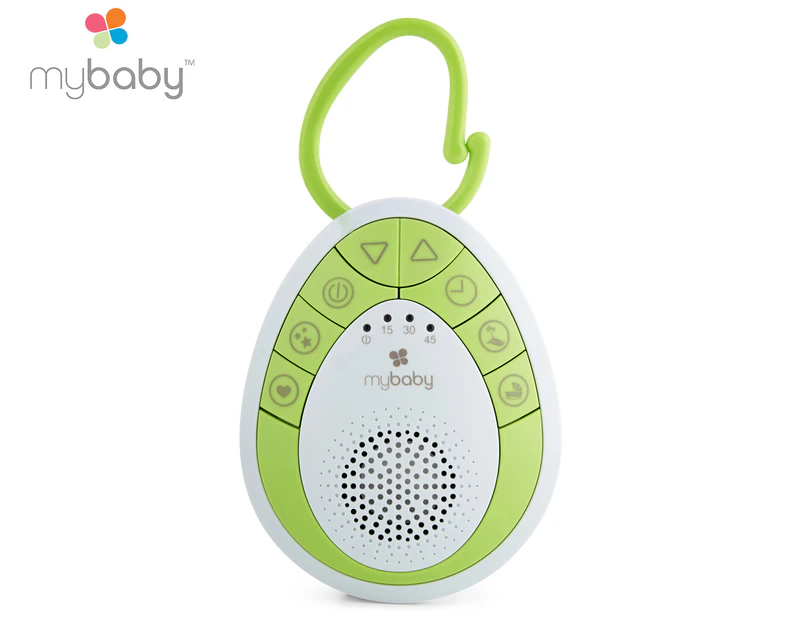 MyBaby By HoMedics SoundSpa On-The-Go Soother (Green and White)