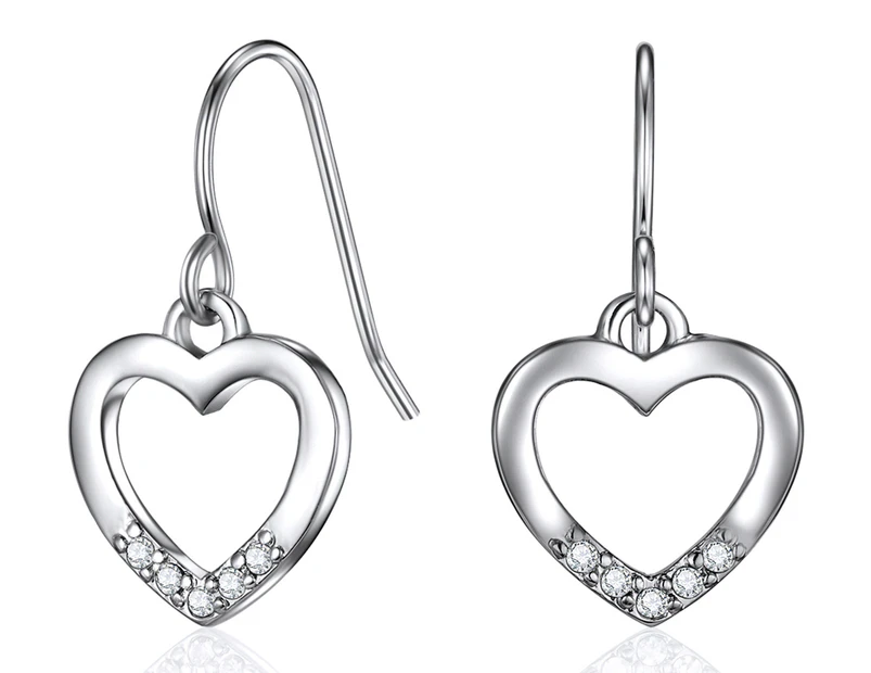 Mestige Crush Earrings w/ Crystals from Swarovski - Silver