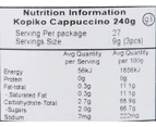 2 x Kopiko Cappuccino Coffee Shot Candy Jar 240g