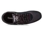 Reebok Women's Classic Nylon Slim Metallic Sneakers - Black/Chalk/Grey