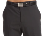 NNT Men's Flat Front Pant - Charcoal