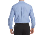 Totally Corporate Men's Long Sleeve Shirt - Light Blue