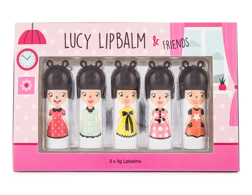 Lucy & Friends Lip Balms 5pk