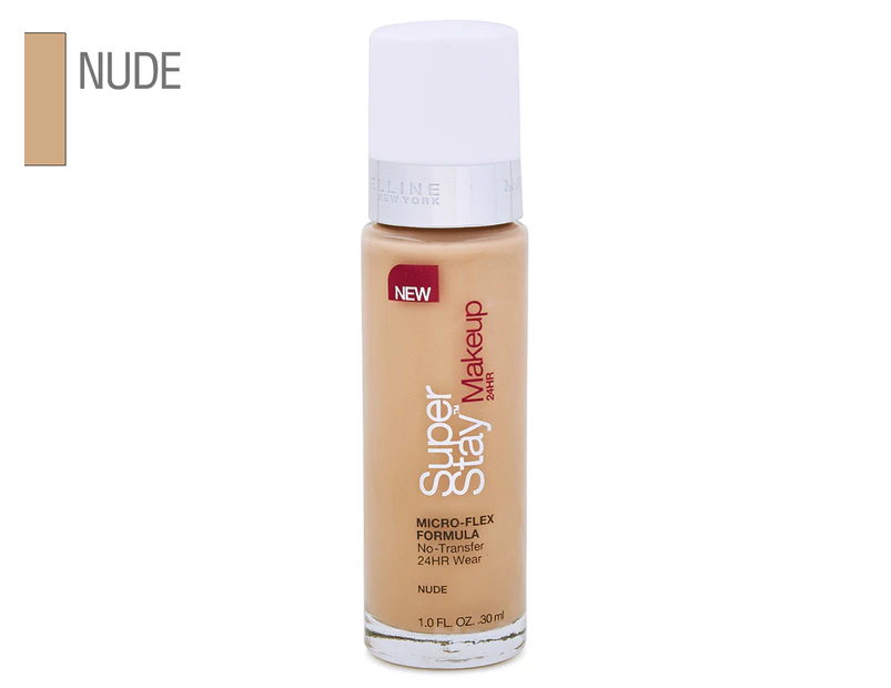 Maybelline Superstay 24 Hour Foundation 30mL - Nude