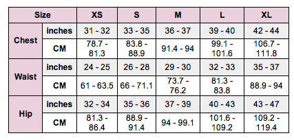 North Face Women S Size Chart