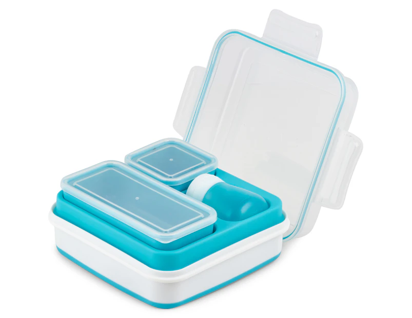 Cool Gear EZ-Freeze Collapsible Salad Kit - Aqua
