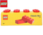 LEGO® 8-Knob Kids School Lunch Box - Red