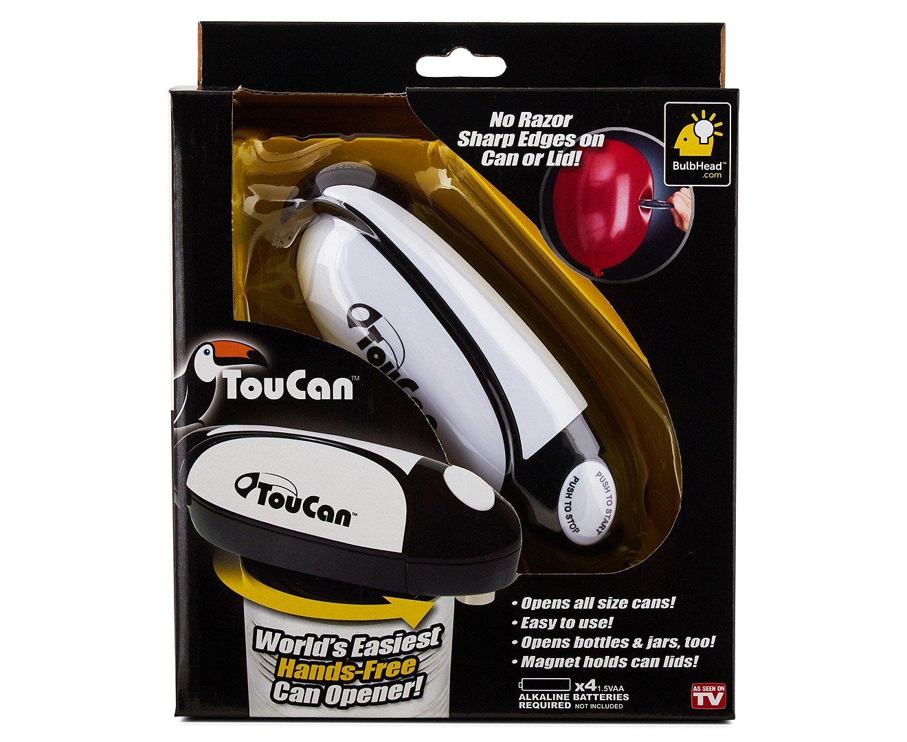 Toucan: Electric Hands-Free Can Opener