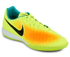 Nike Men's MagistaX Onda II Indoor Soccer Shoe - Volt/Black/Total Orange/Clear Jade