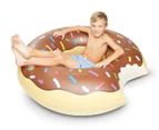 Giant Chocolate Donut Pool Float - Brown