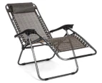 Hacienda 2 Pcs Zero Gravity Folding Reclining Chair (Black)