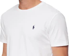 Polo Ralph Lauren Men's Crew Neck Tee / T-Shirt / Tshirt - White
