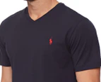 Polo Ralph Lauren Men's V-Neck Tee / T-Shirt / Tshirt - Ink