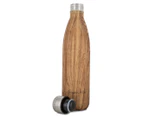 Cooper & Co. Insulated Water Bottle 750mL - Dark Wood/Matte Finish