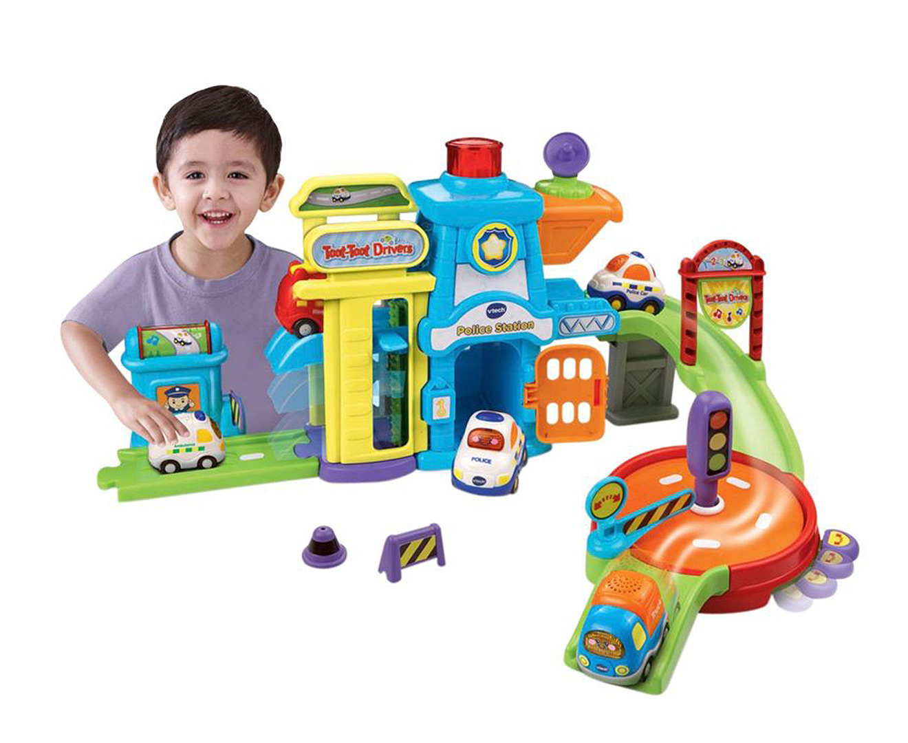 VTech Toot-Toot Drivers Police Station | Mumgo.com.au