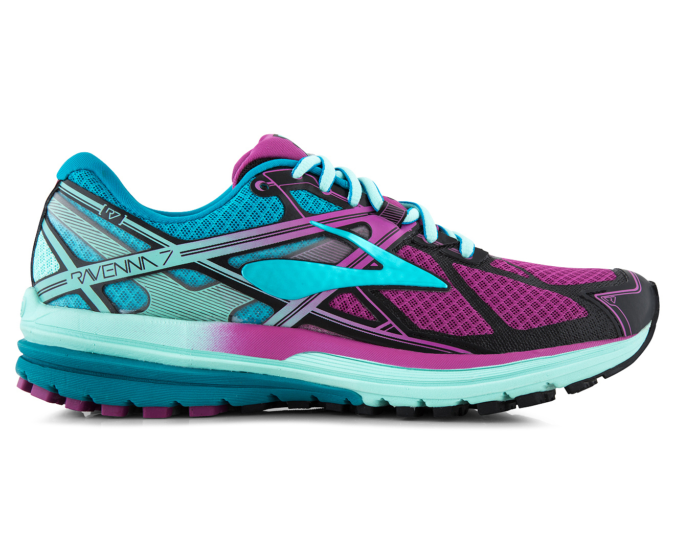 Brooks Women's Ravenna 7 Shoe - Deep Orchid/Caneel Bay/Aruba Blue | Www ...