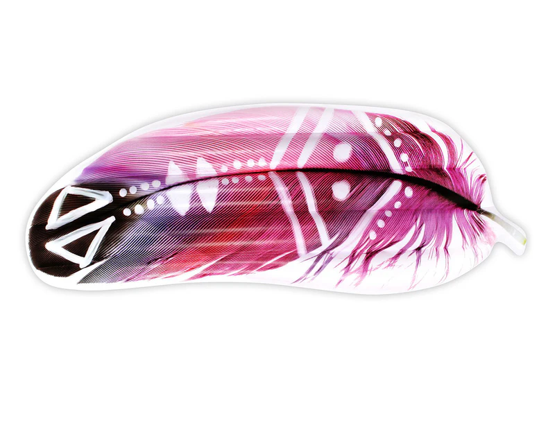 AirTime Luxe Aztec Feather Pool Float - Pink