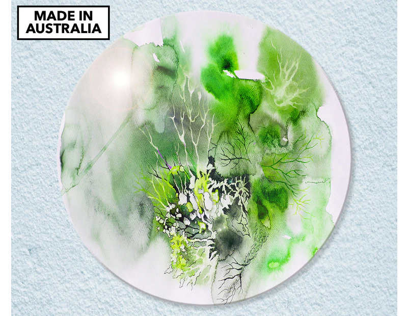 Green Veins Of Life 59cm Acrylic Glass Wall Art