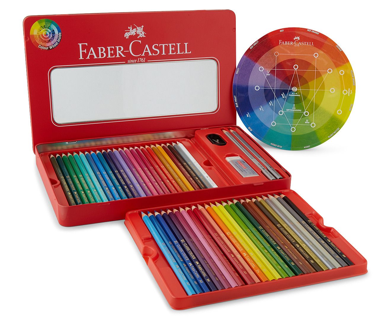 FaberCastell 48 Classic Colour Pencil Sketch Set