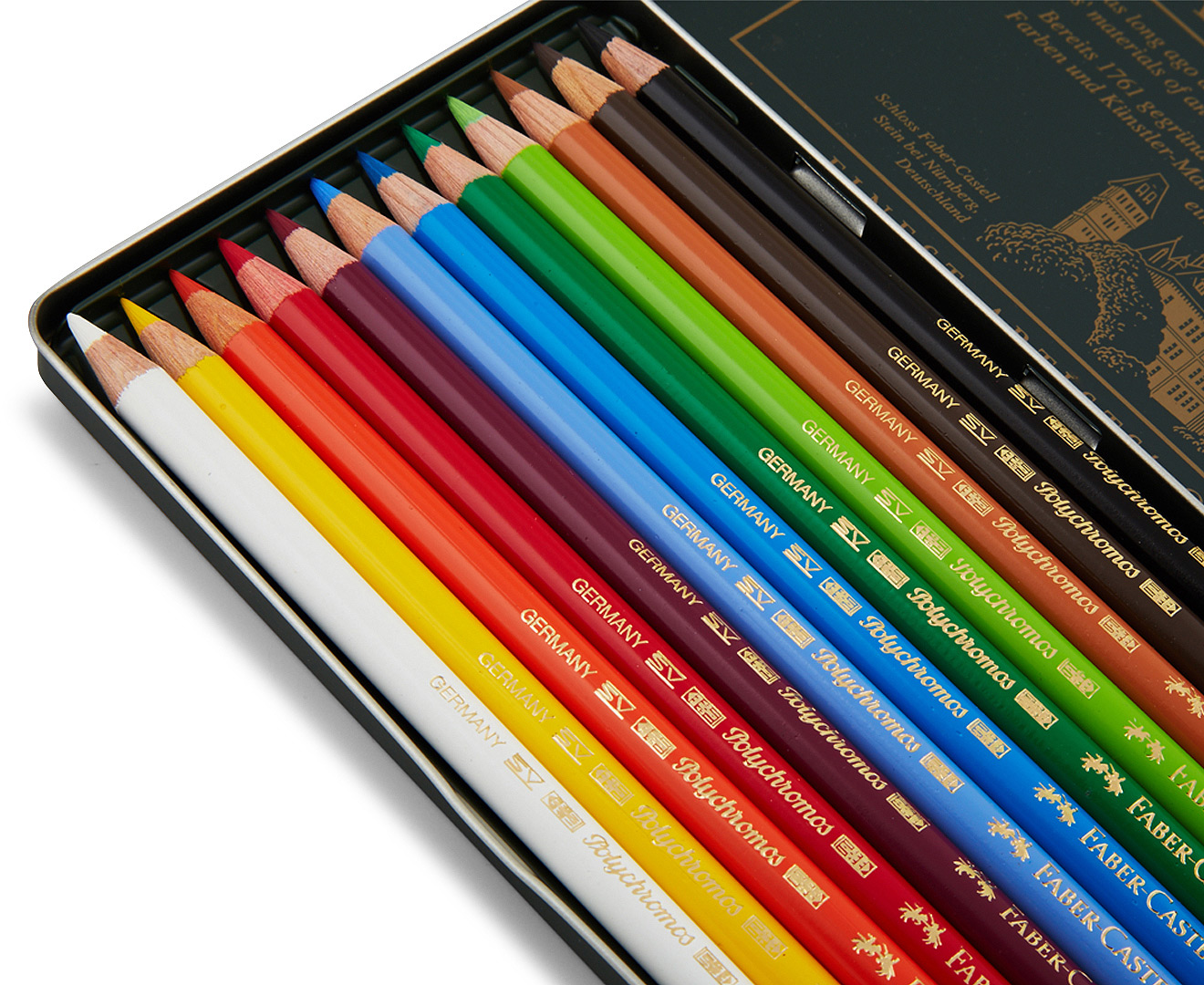 faber castell 12 polychromos colour pencils