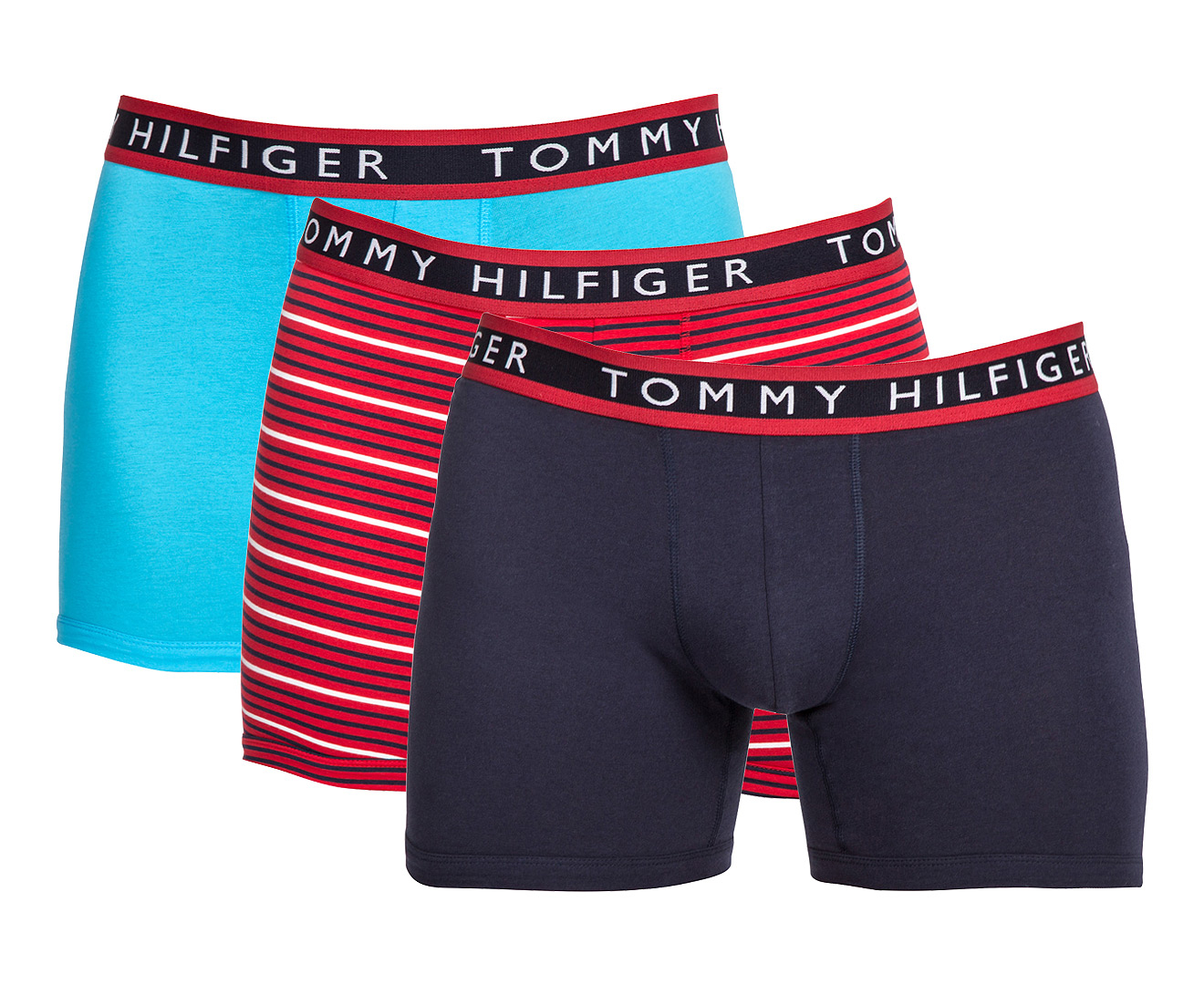 Tommy Hilfiger Men's Cotton Stretch Boxer Brief 3-Pack - Multi | Catch ...