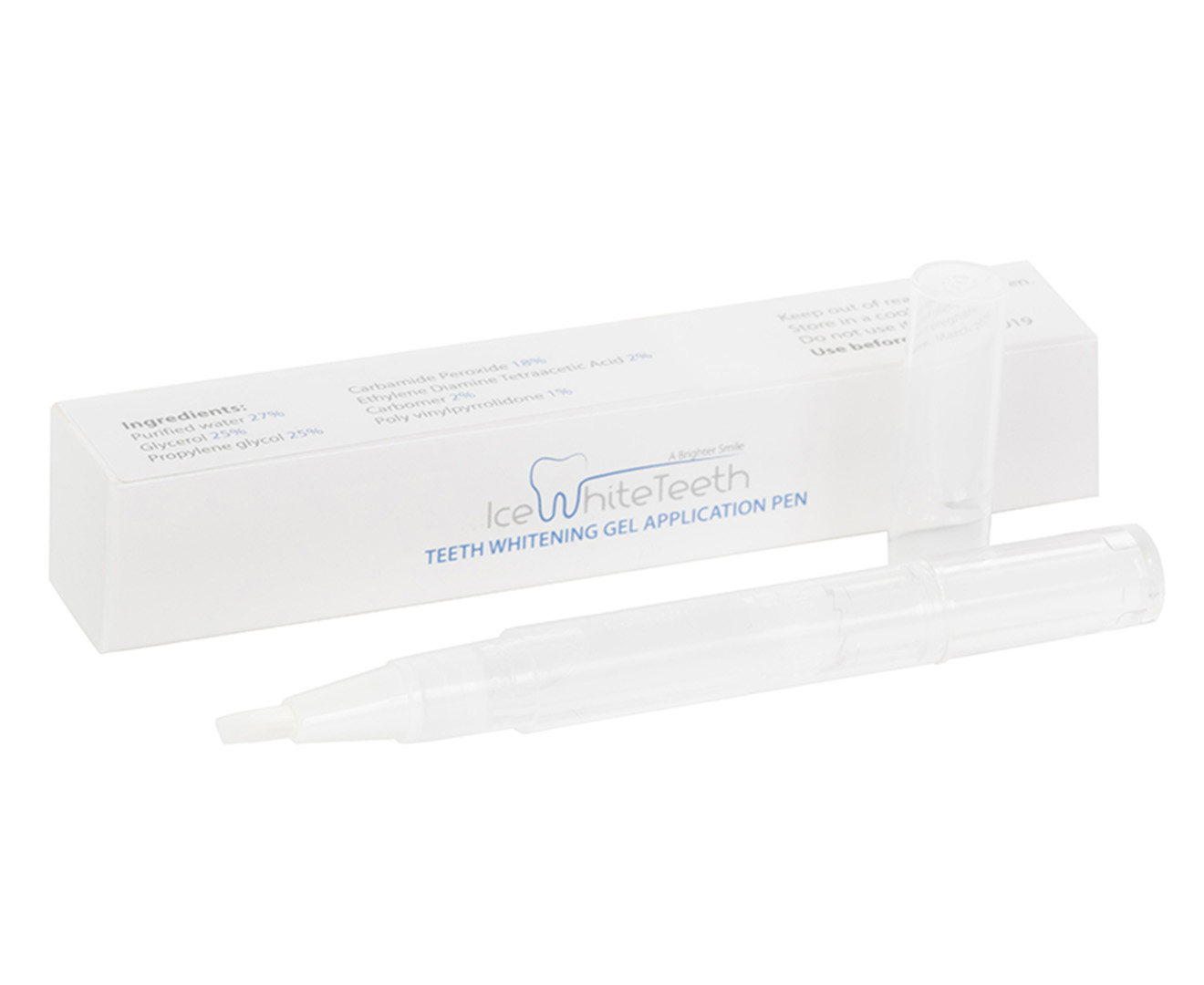 2 x Ice White Teeth Whitening Gel Application Pen | Catch ...
