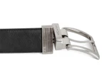 Tommy Hilfiger Men's Reversible Leather Look Belt - Black/Tan