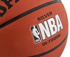 SPALDING Silver NBA Outoor Size 7 Basketball