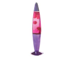 Metallic Peace Motion Lamp - Purple/Pink