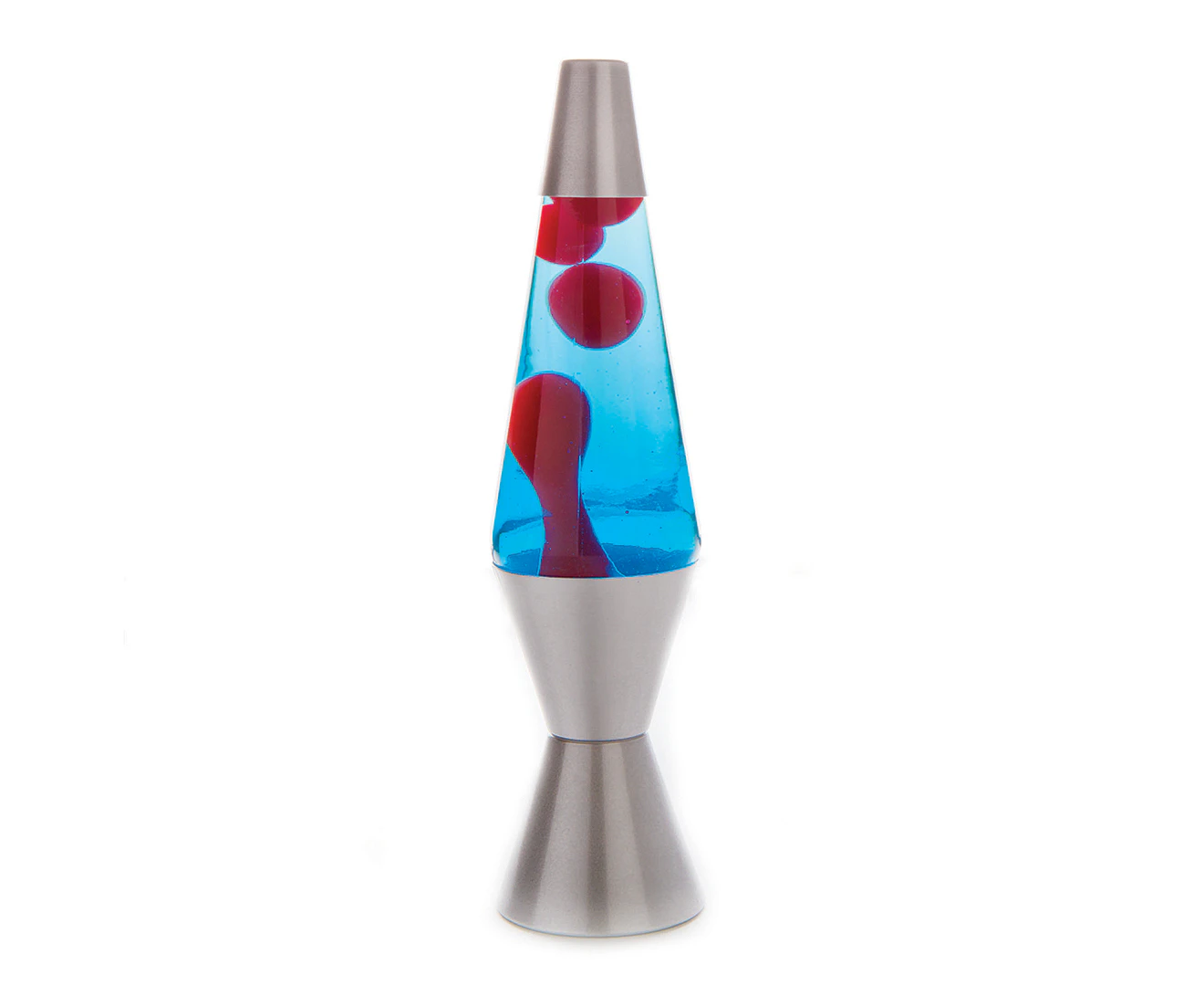 Metallic Diamond Motion Lamp - Silver/Red/Blue