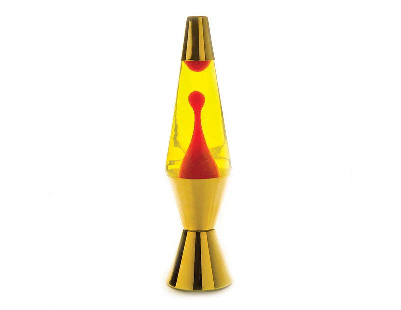 Metallic Diamond Motion Lamp - Gold/Red/Yellow