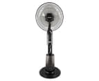 Heller 40cm Misting Pedestal Fan with Remote - Black HMIST40R 2