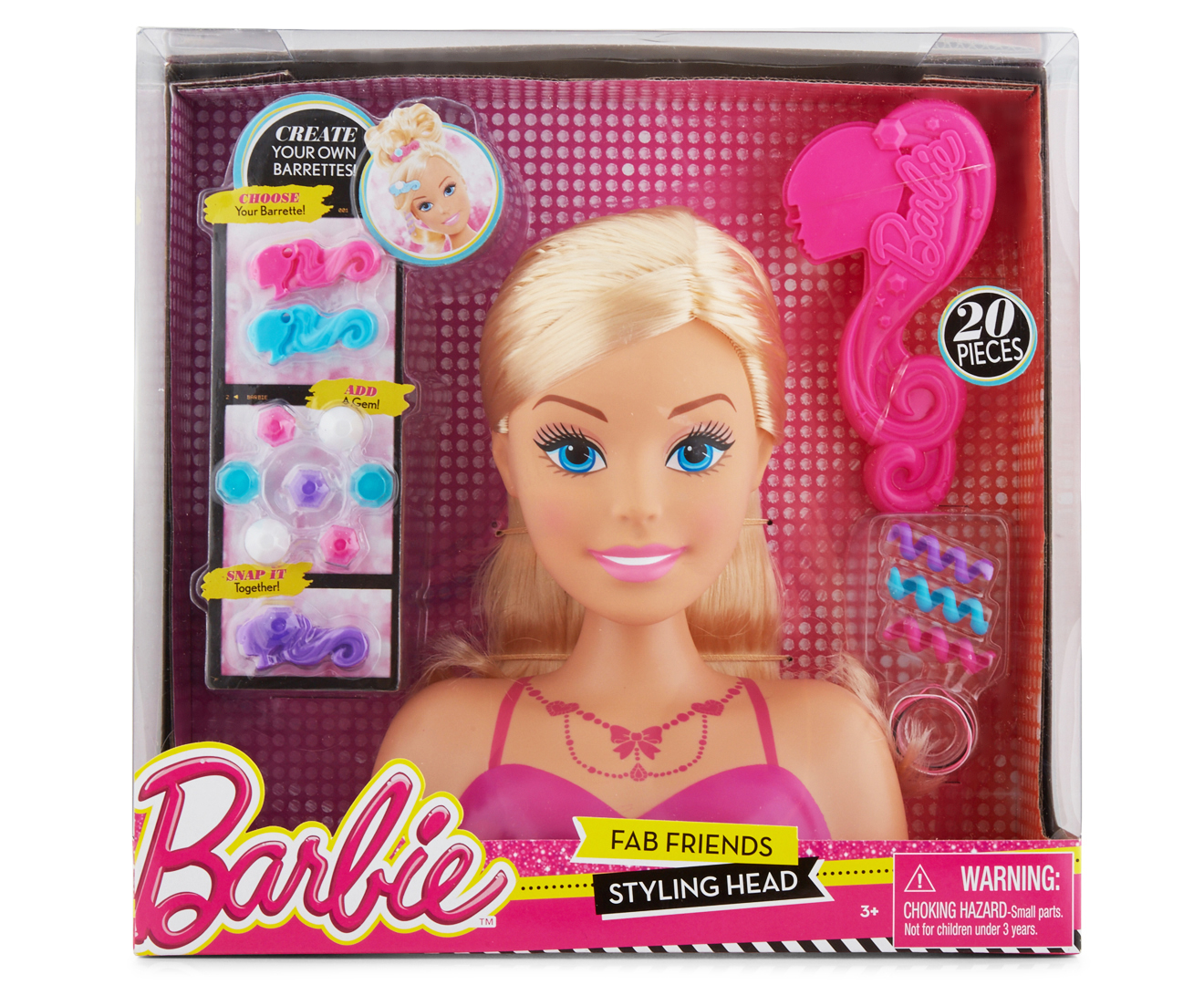 Barbie Fab Friends Styling Head | Catch.com.au