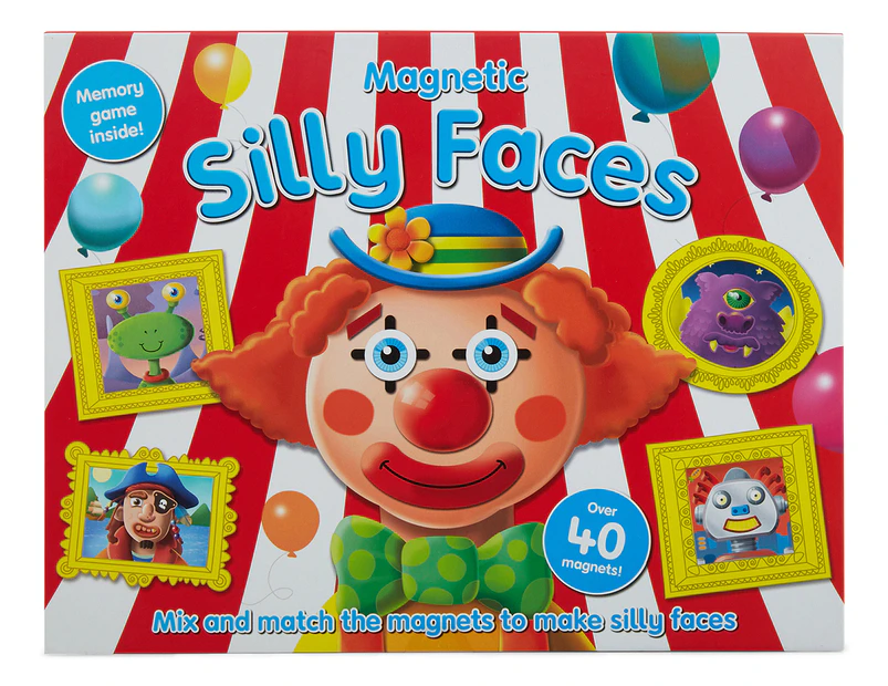 Magnetic Silly Faces Memory Game