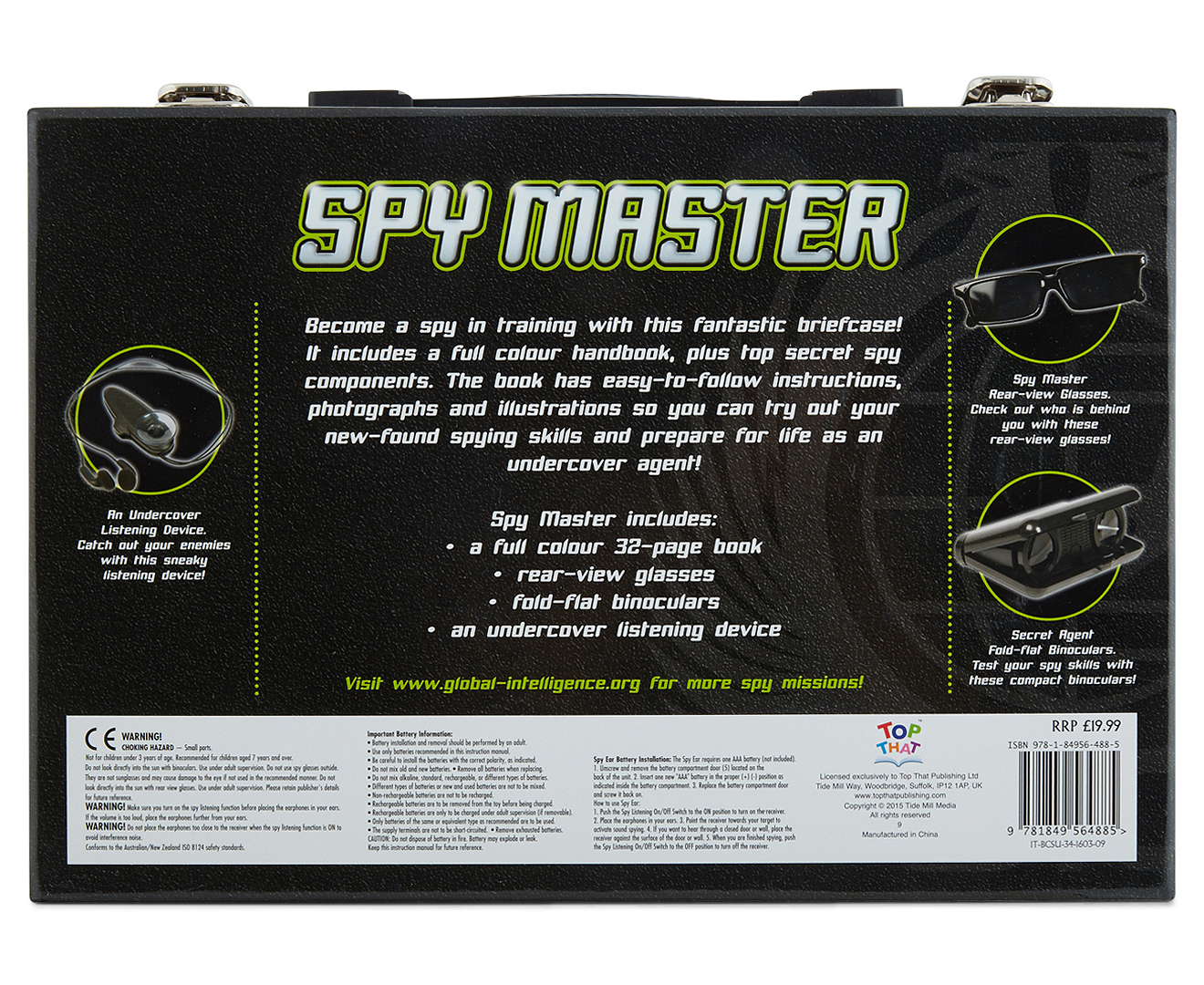 Spy Master Briefcase Set | Catch.com.au