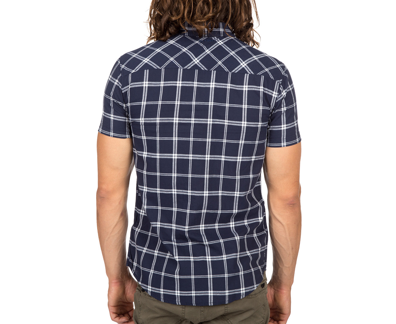 St. Goliath Men's Short Sleeve George Shirt - Blue | Catch.com.au