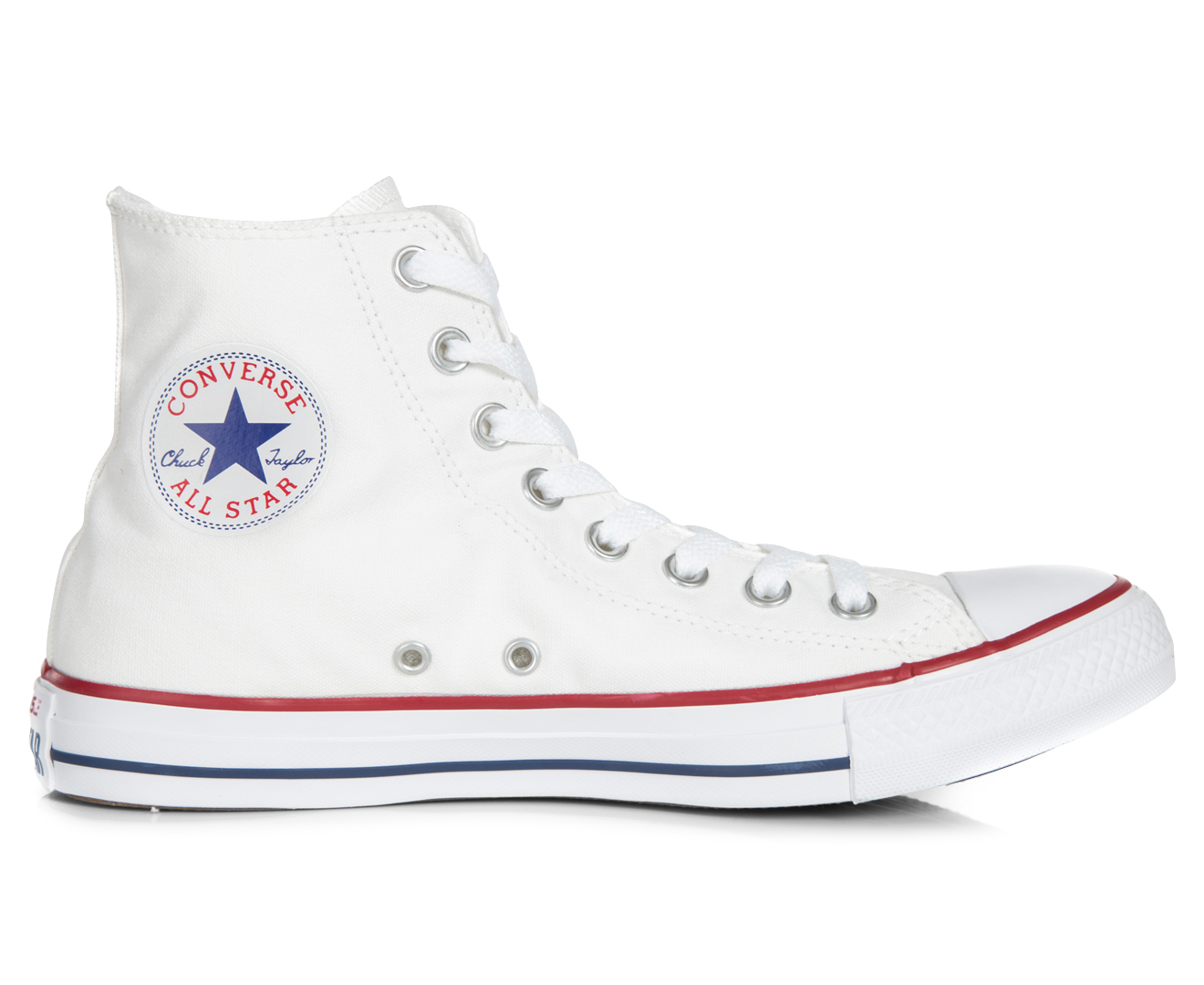 Converse Chuck Taylor Unisex All Star High Top Sneakers - Optic White ...