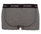 Ben Sherman Men's Kent Perry 2-Pack - Black/Stripe