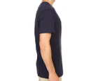 Lacoste Men's US 1927 Embroidered Croc Tee - Navy Blue/White