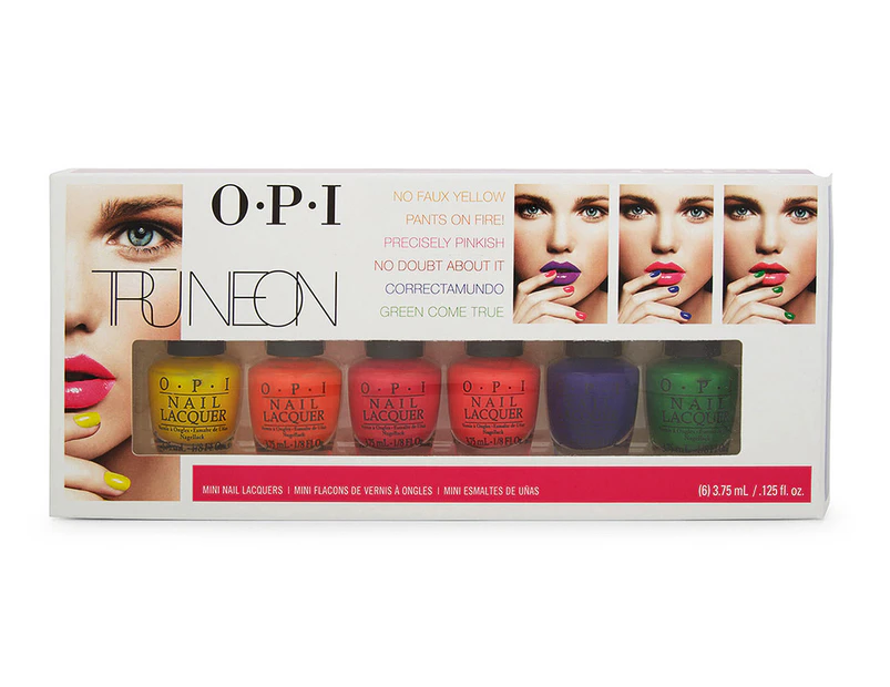 OPI Brights Tru-Neon Mini Nail Lacquer 6pk