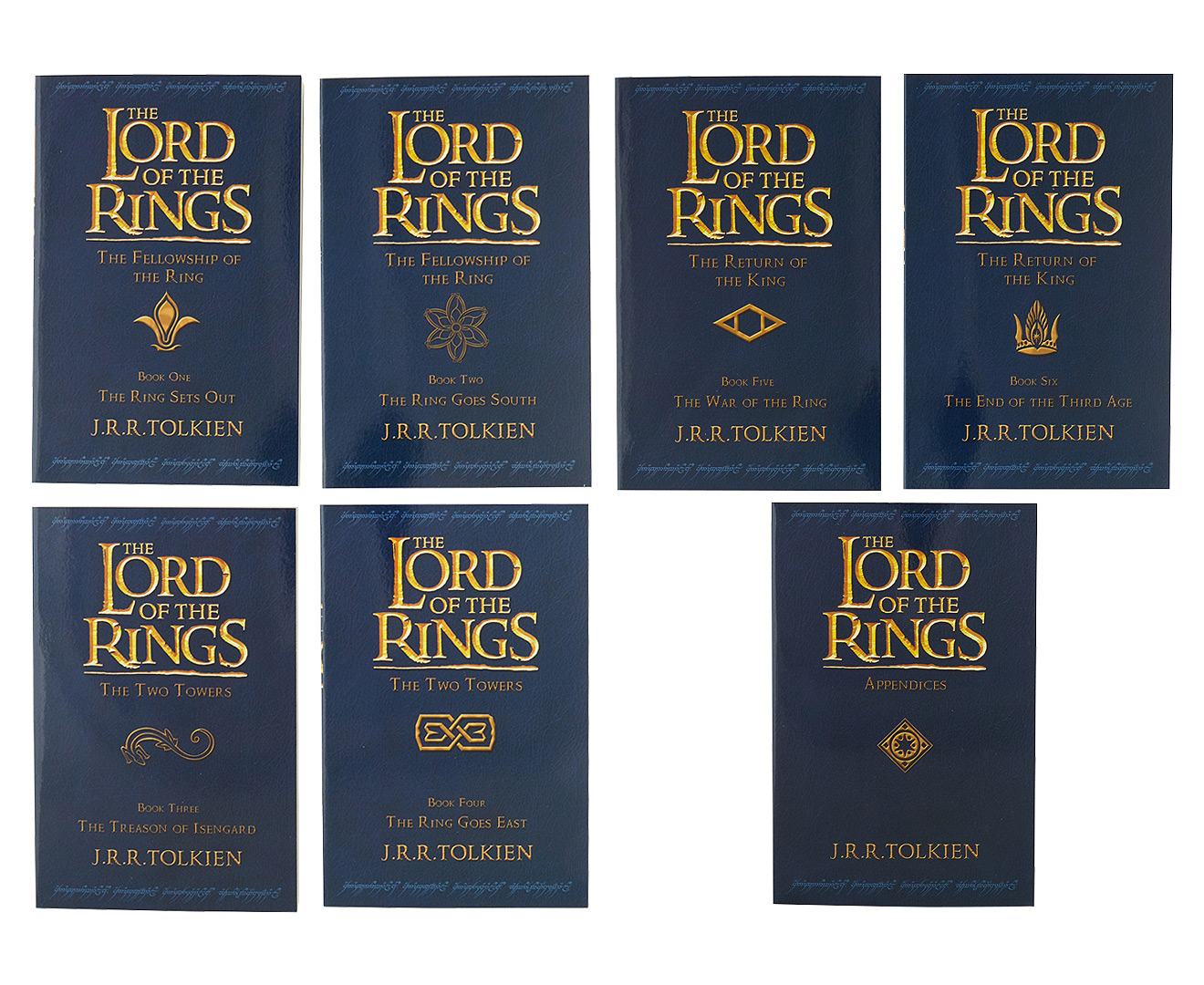 The Lord Of The Rings 7 Book Box Set Au 