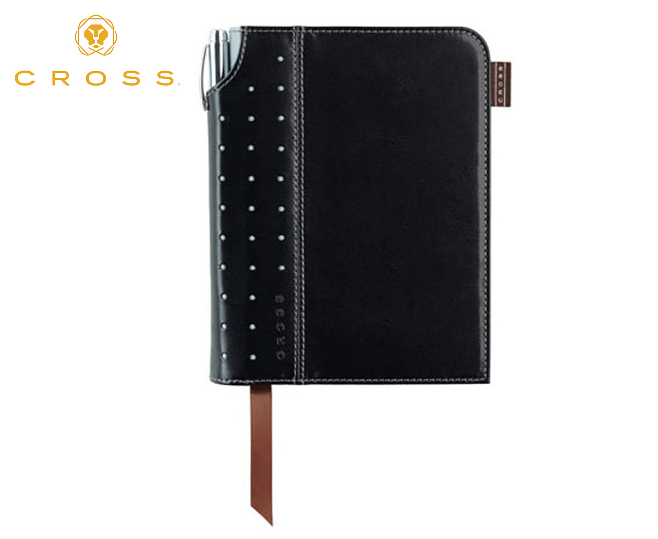 Cross Signature A6 Journal Notebook Stationary Small w/ Leatherette Cover Black