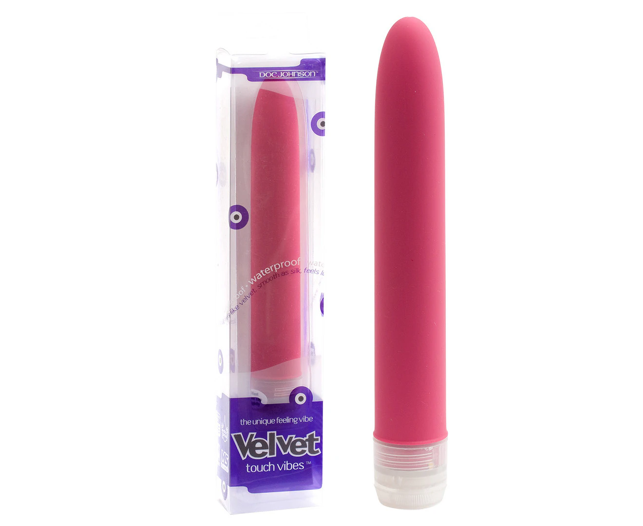 Doc Johnson Velvet Touch Vibrator - Dusty Rose