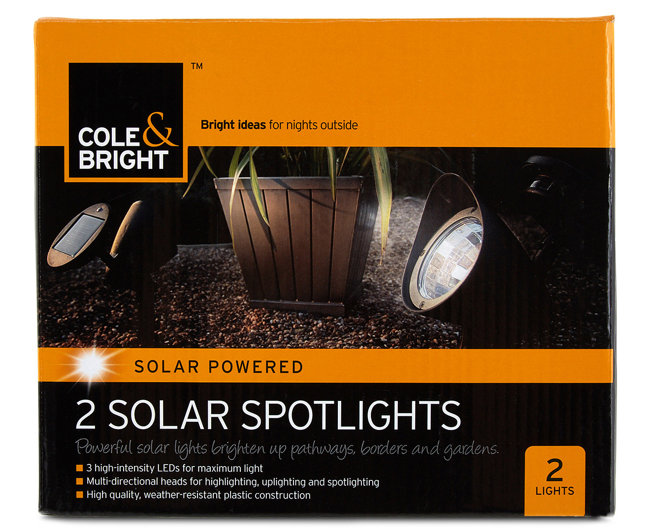 Cole and bright on sale solar wall lights