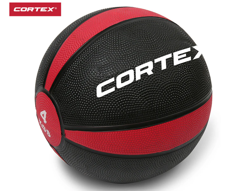Cortex Medicine Ball 4kg - Black/Red