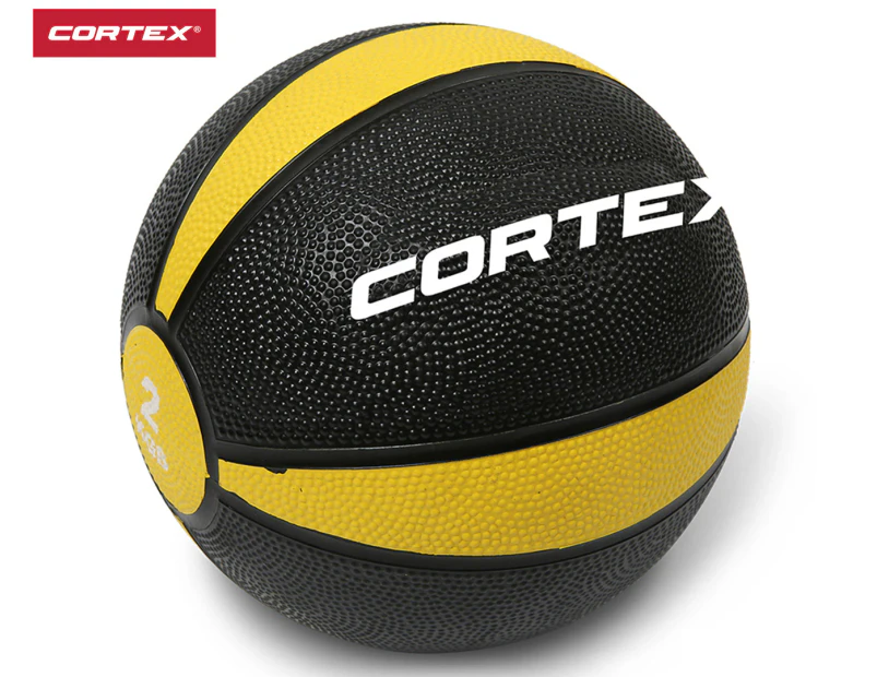 Cortex Medicine Ball 2kg - Black/Yellow