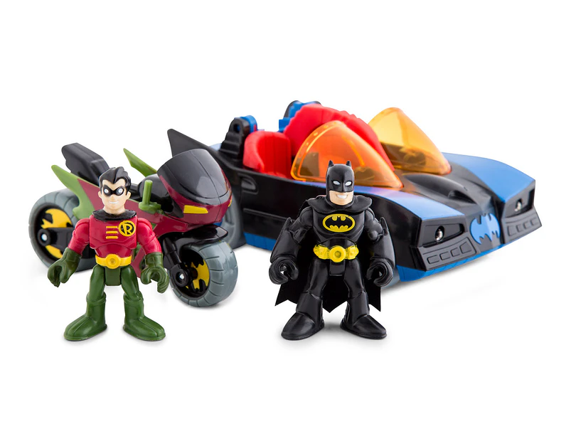 Imaginext DC Super Friends Batmobile & Cycle Playset 