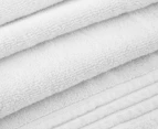 Onkaparinga Ethan 100% Cotton Bath Sheet 2-Pack - White