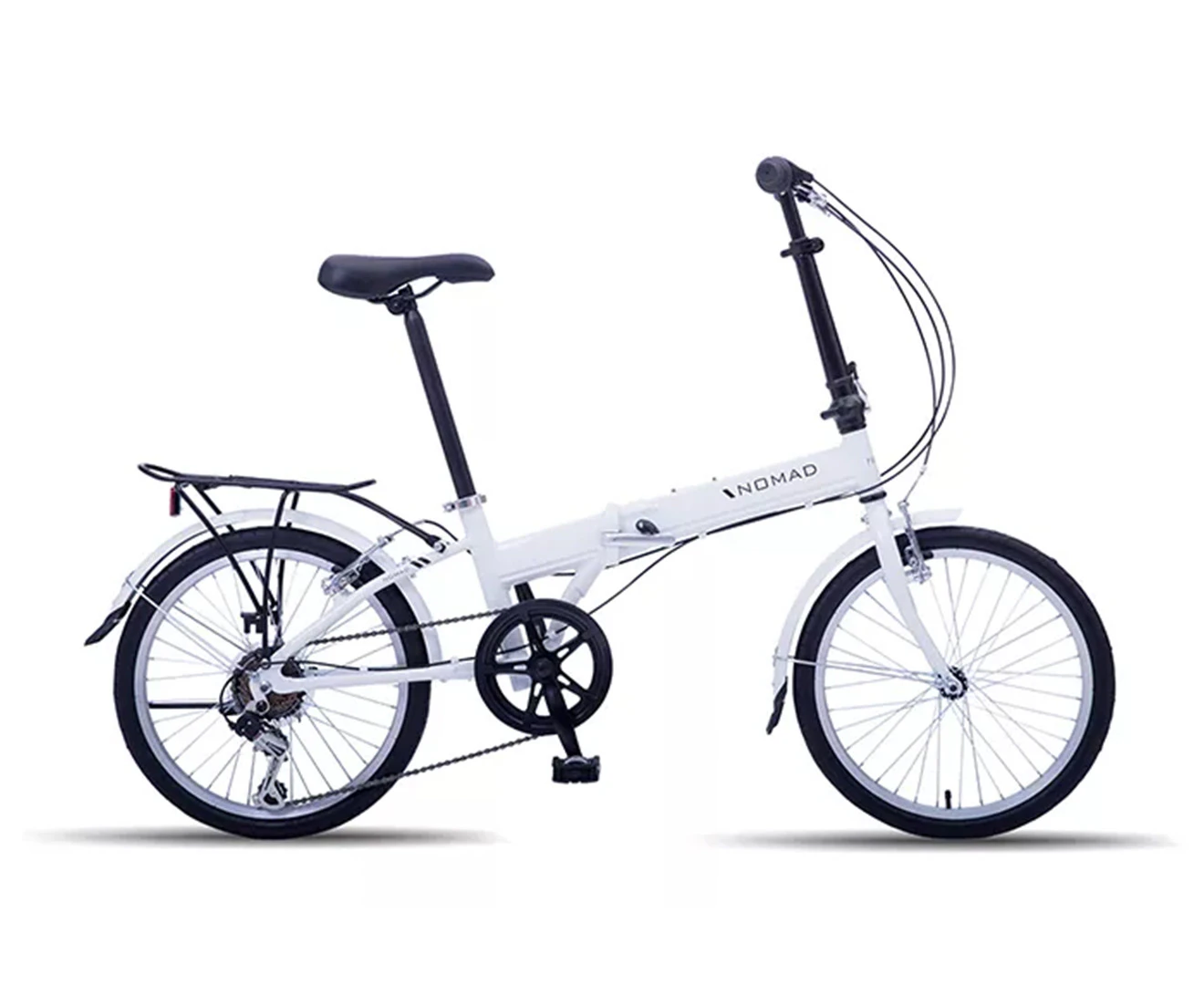 Progear Bikes Nomad Folding Bike 20" in Pearl White