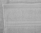 Onkaparinga Ethan 100% Cotton Hand Towel 4-Pack - Silver